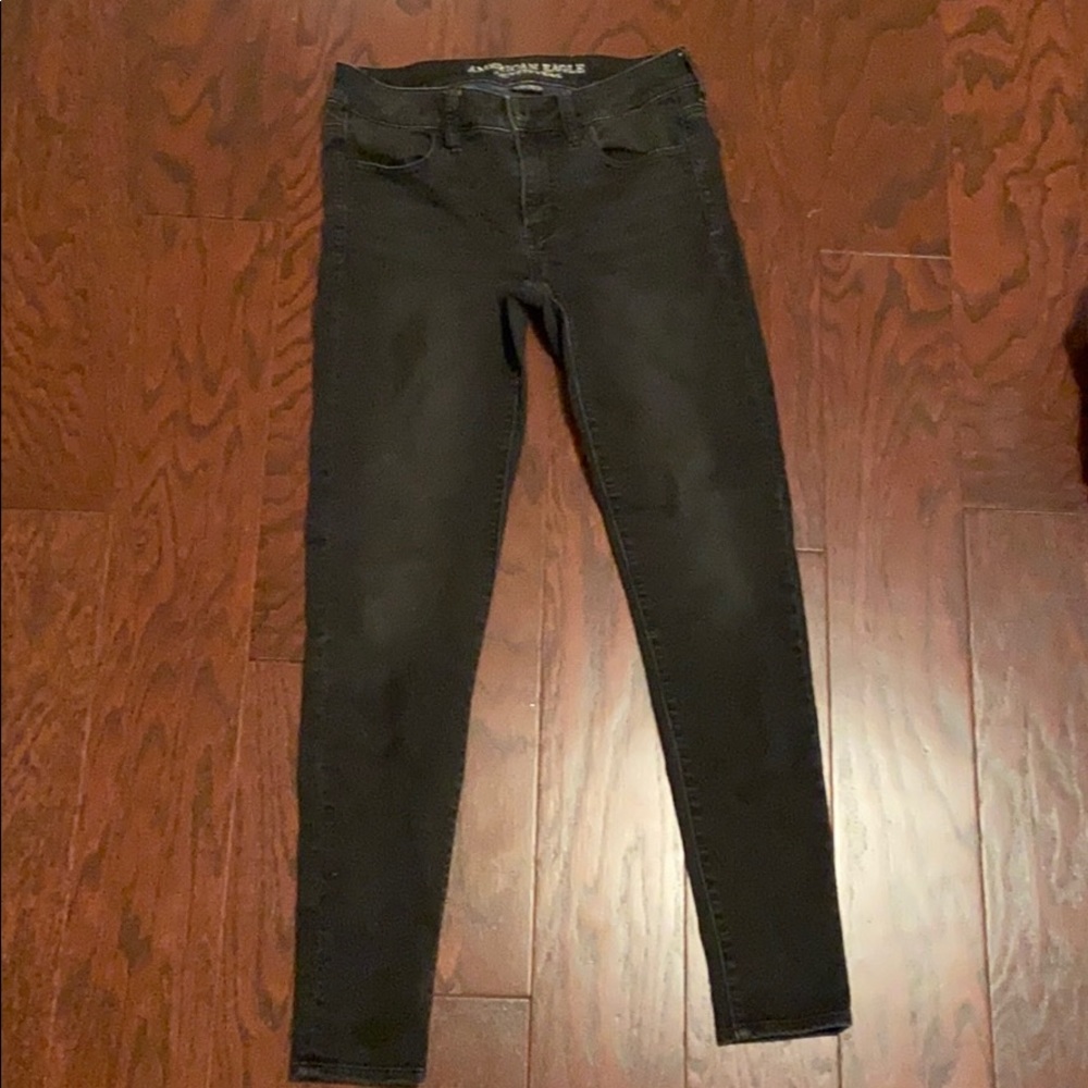 American Eagle Super Stretch Black Jeans